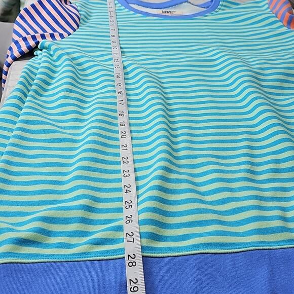 Lands End Womens Sz L Lot of 2 Serious Sweats Colorful Long Sleeve Sweatshirts - Picture 6 of 9